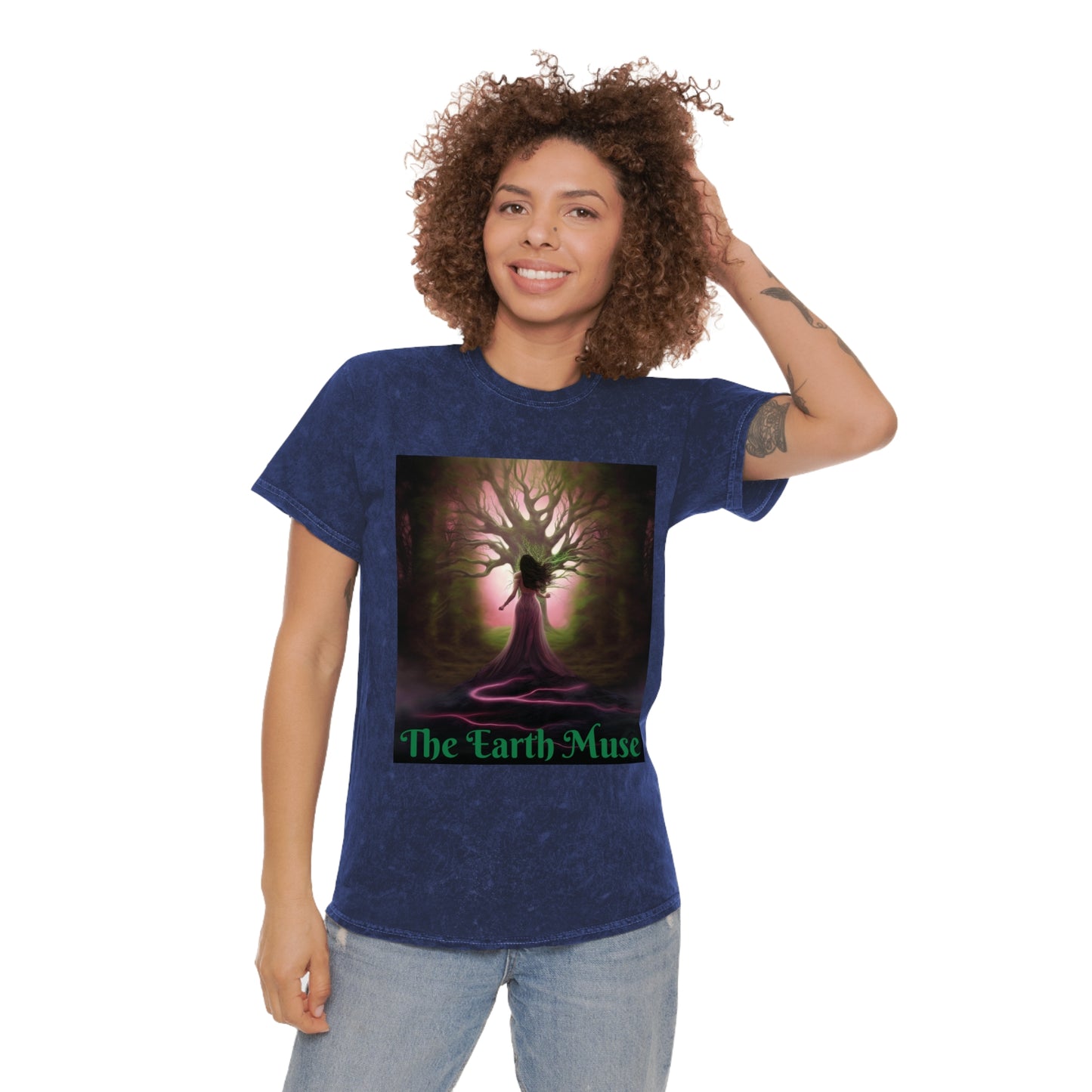 The Earth Muse Unisex Mineral Wash T-Shirt
