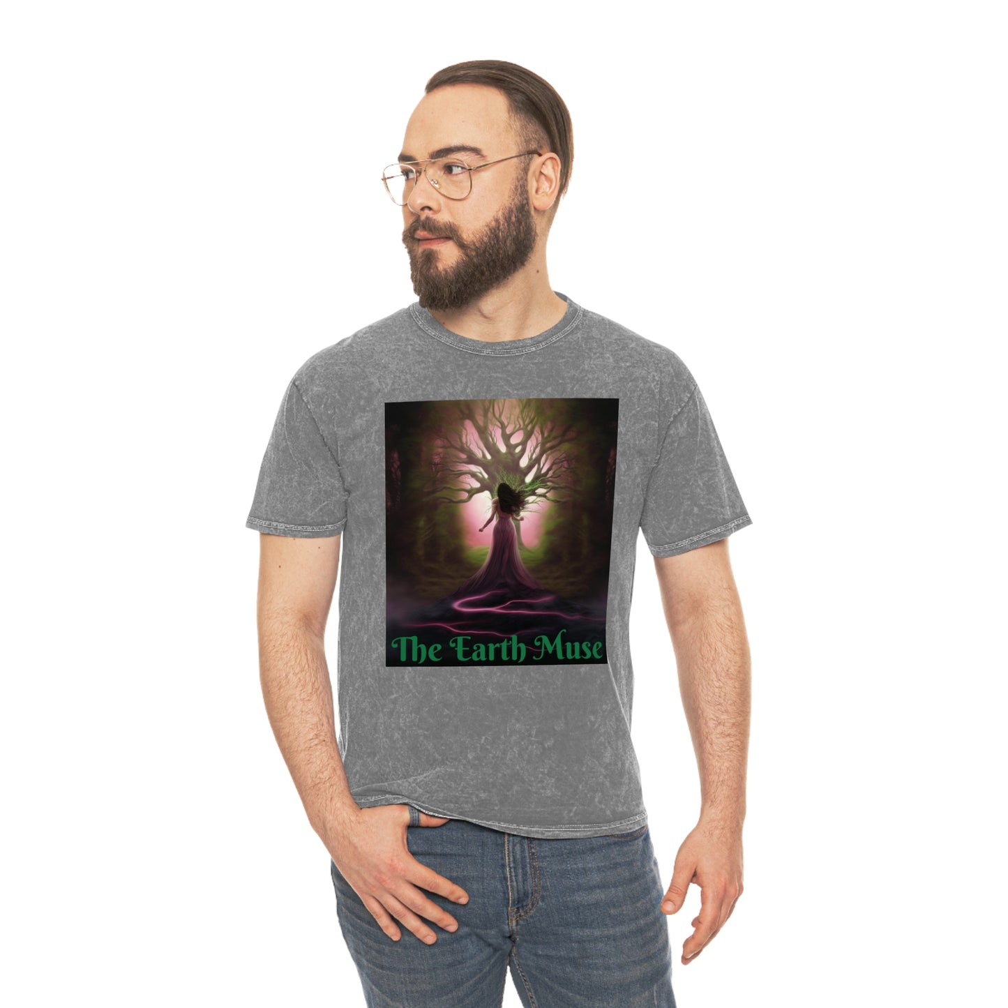The Earth Muse Unisex Mineral Wash T-Shirt