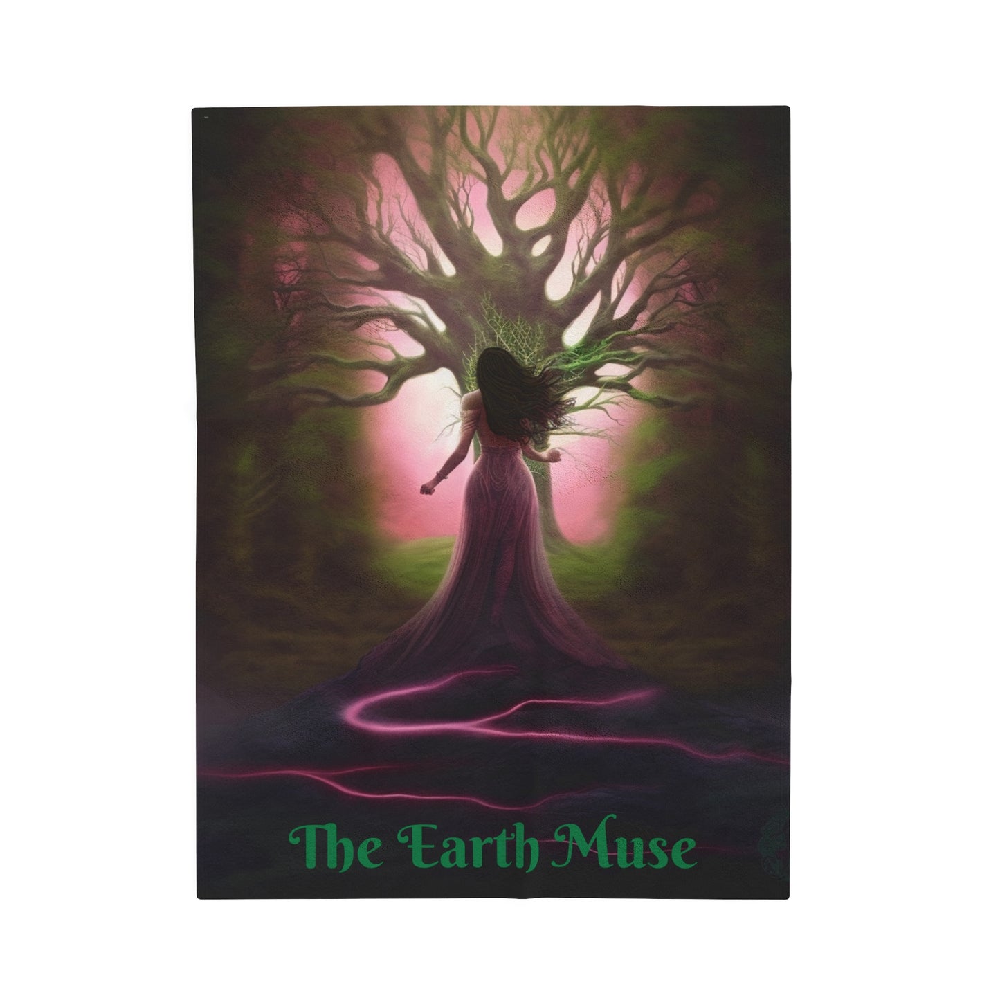 The Earth Muse Velveteen Plush Blanket
