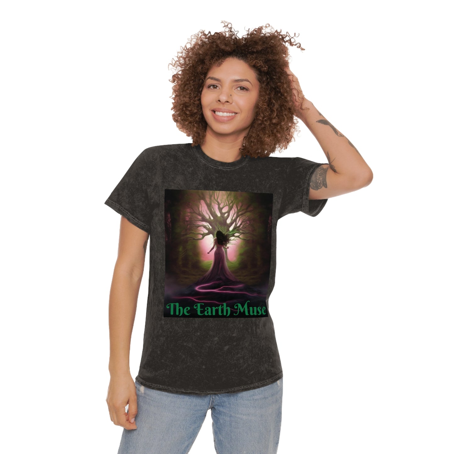 The Earth Muse Unisex Mineral Wash T-Shirt