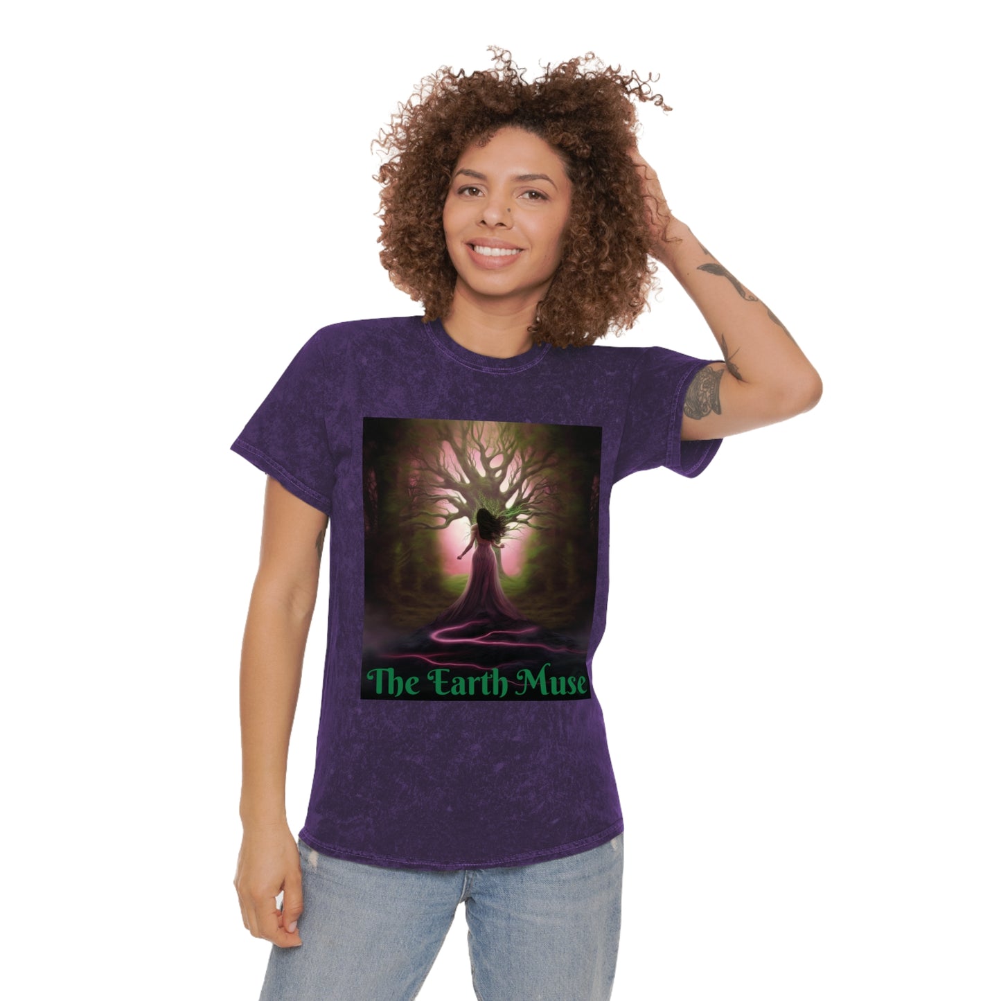 The Earth Muse Unisex Mineral Wash T-Shirt