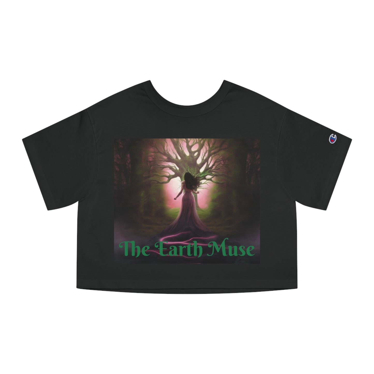 The Earth Muse Champion Women's Heritage Cropped T-Shirt