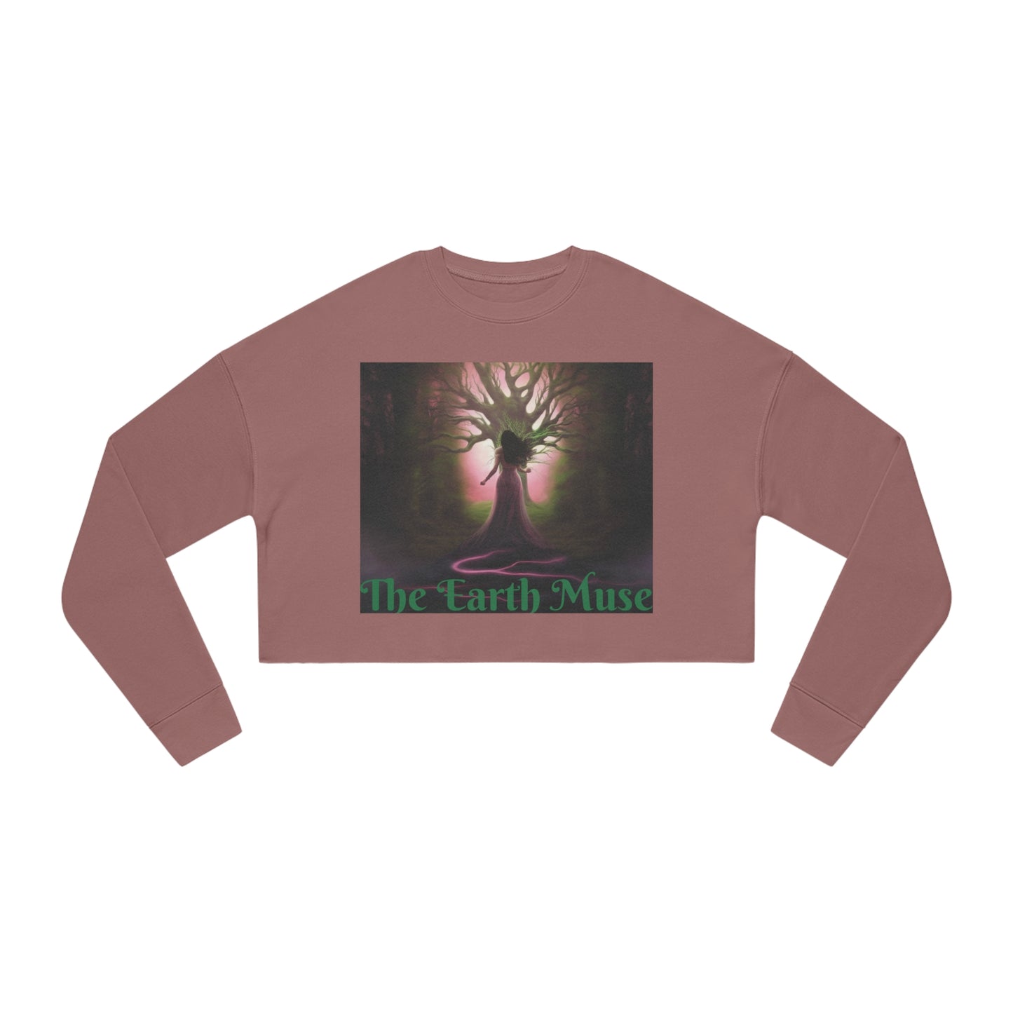 The Earth Muse Women's Cropped Sweatshirt