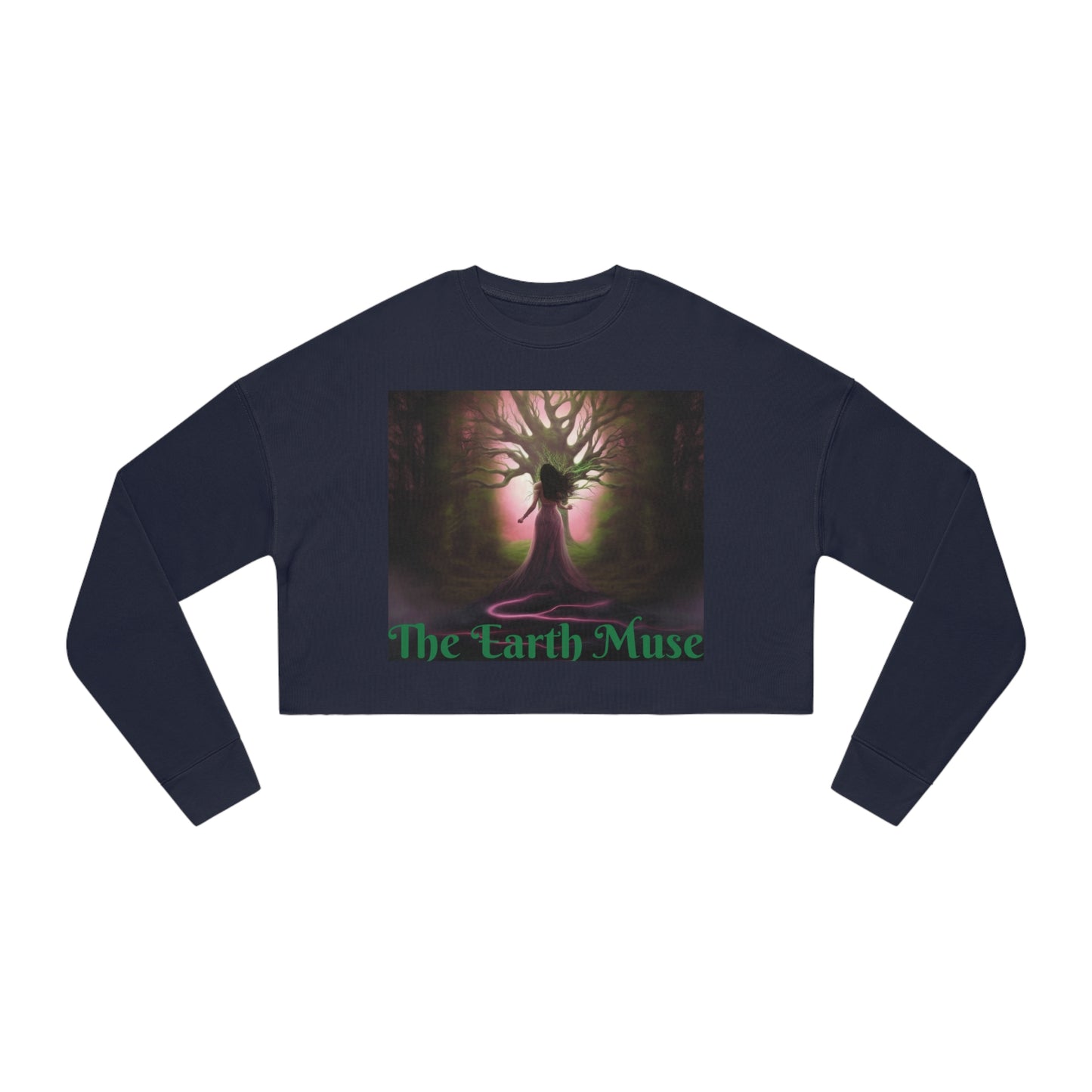 The Earth Muse Women's Cropped Sweatshirt