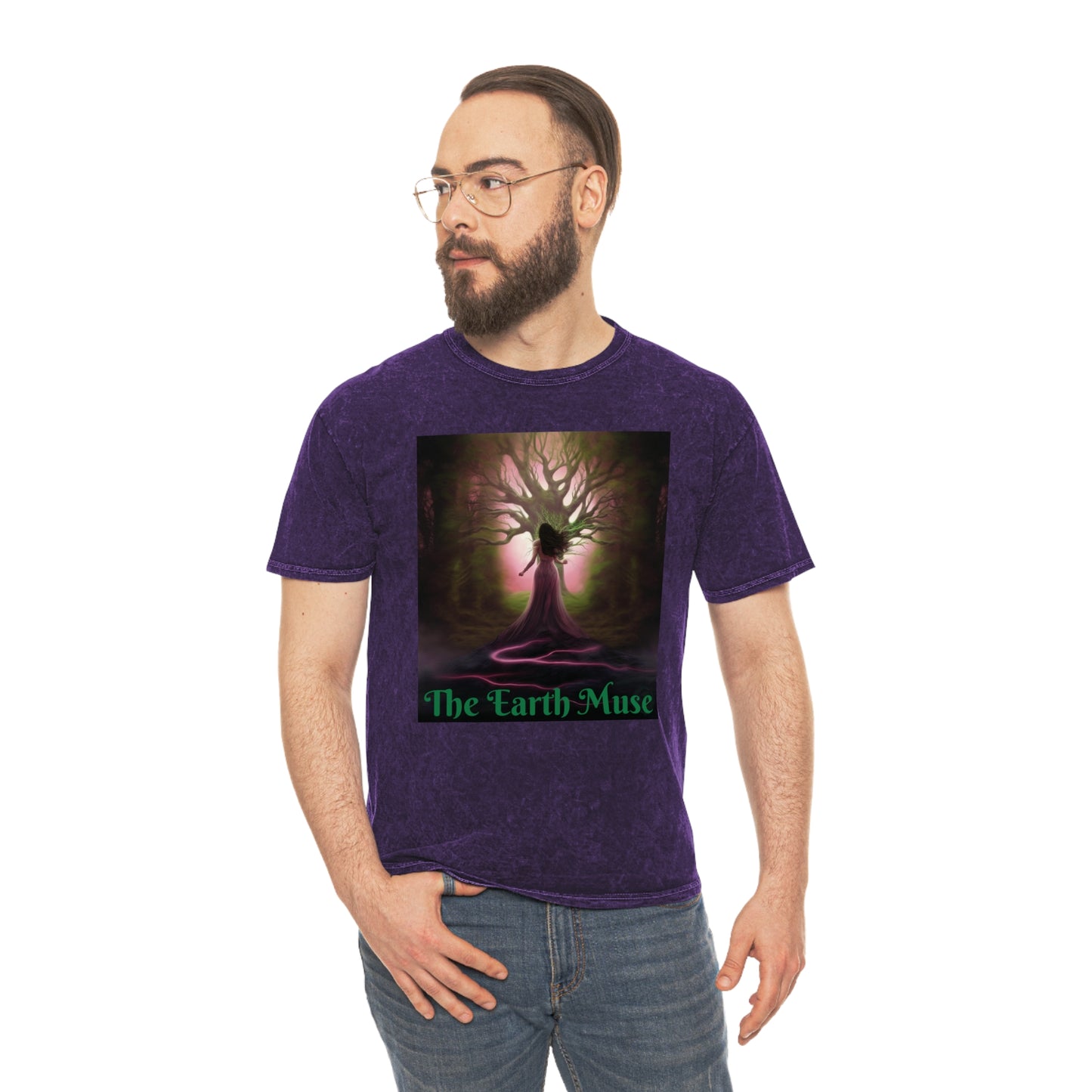The Earth Muse Unisex Mineral Wash T-Shirt