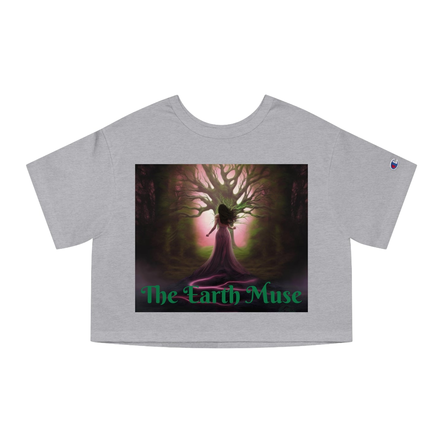 The Earth Muse Champion Women's Heritage Cropped T-Shirt