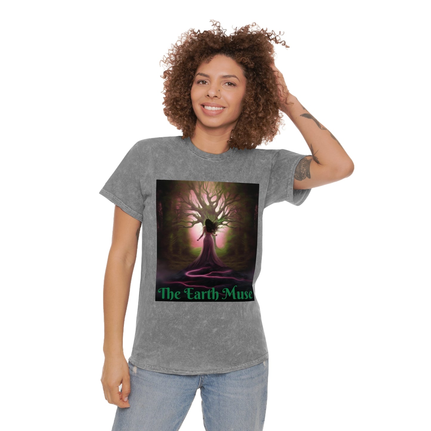 The Earth Muse Unisex Mineral Wash T-Shirt