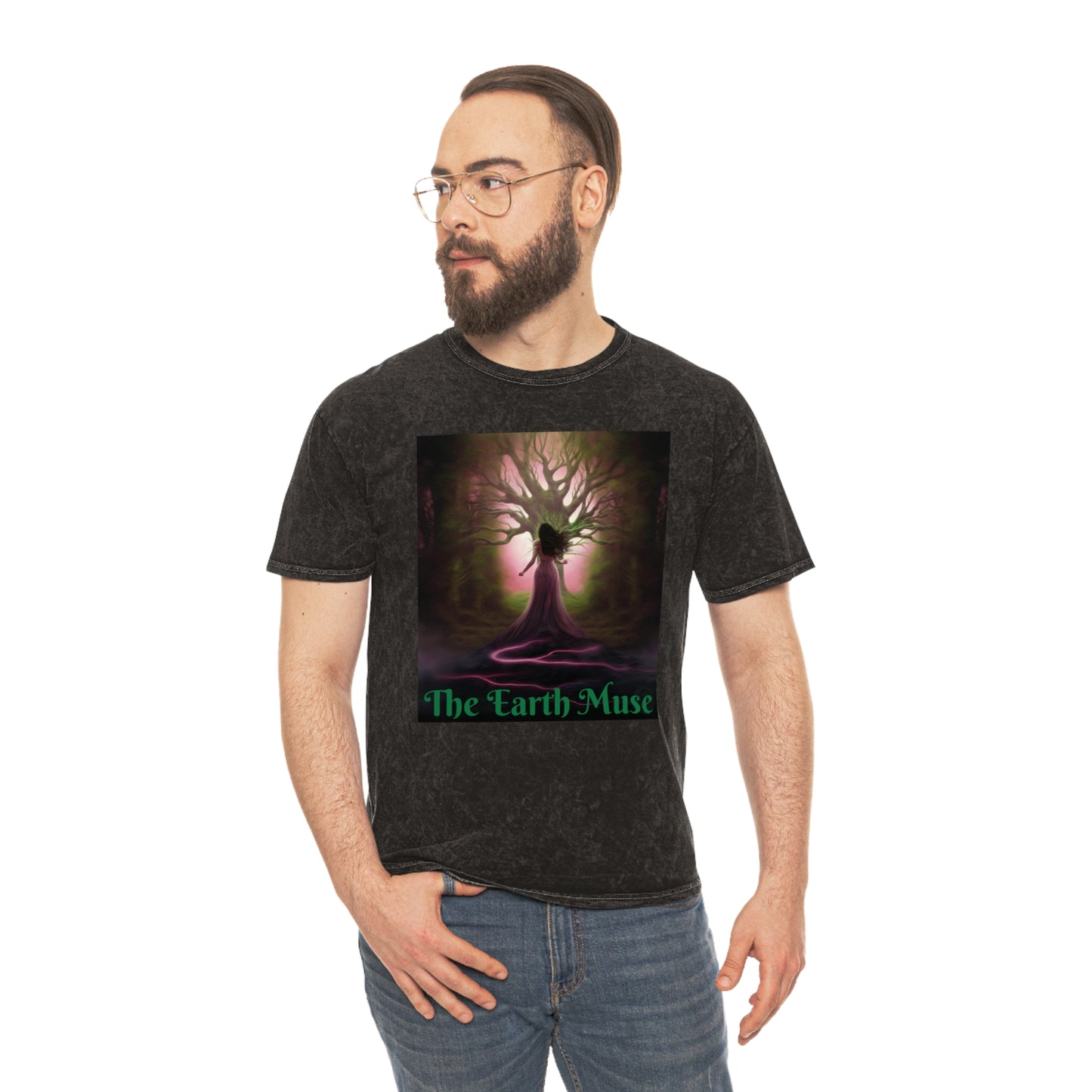 The Earth Muse Unisex Mineral Wash T-Shirt