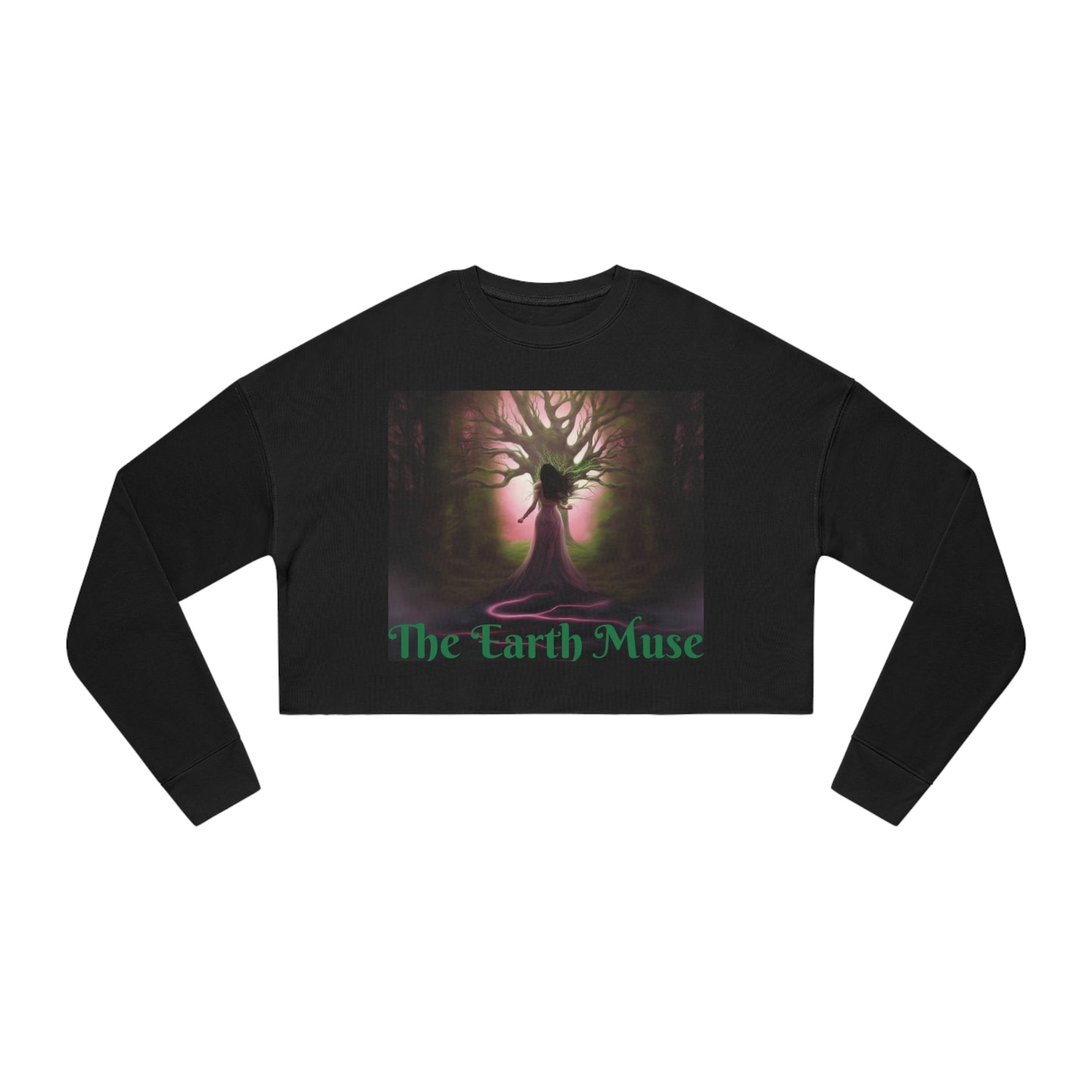 The Earth Muse Women's Cropped Sweatshirt