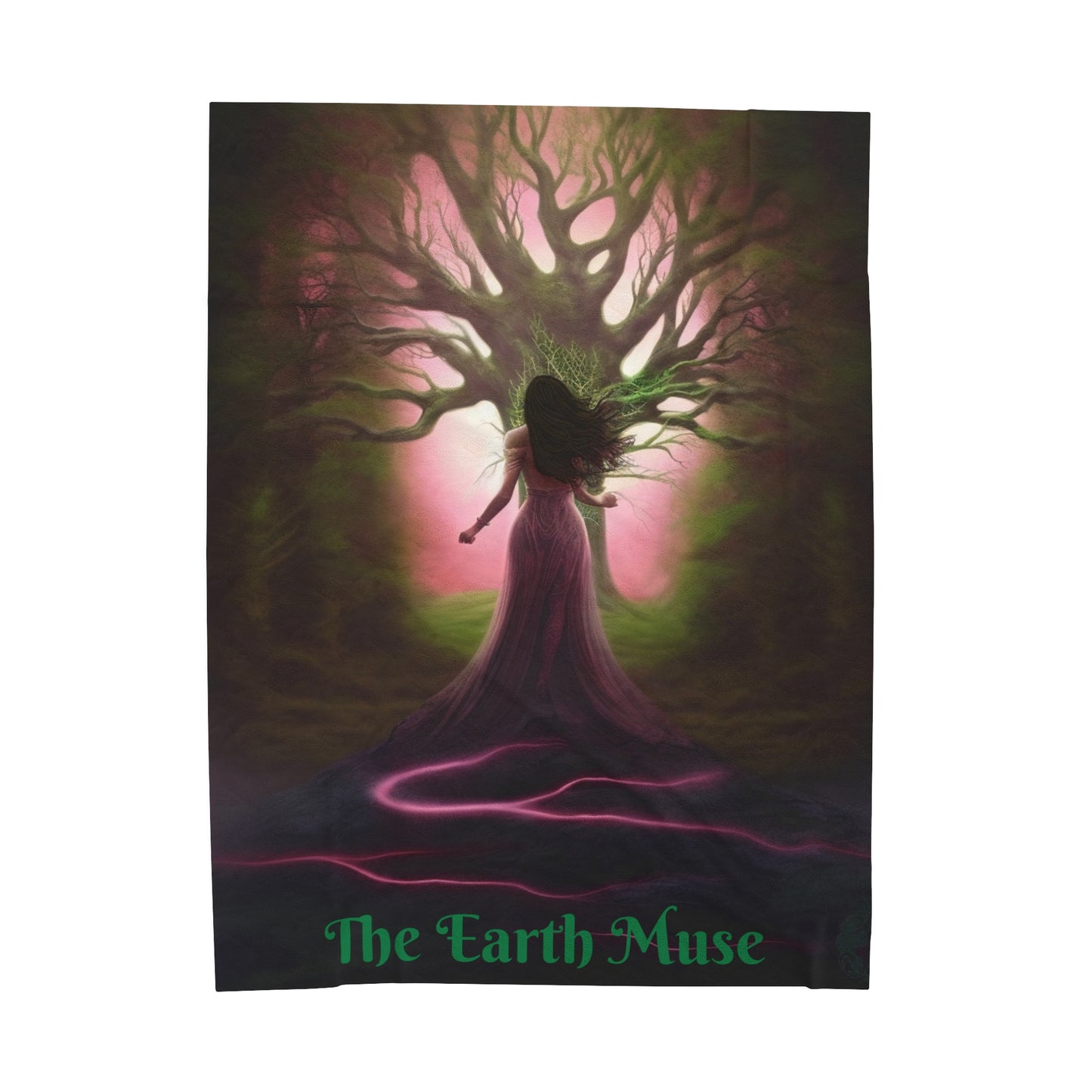 The Earth Muse Velveteen Plush Blanket