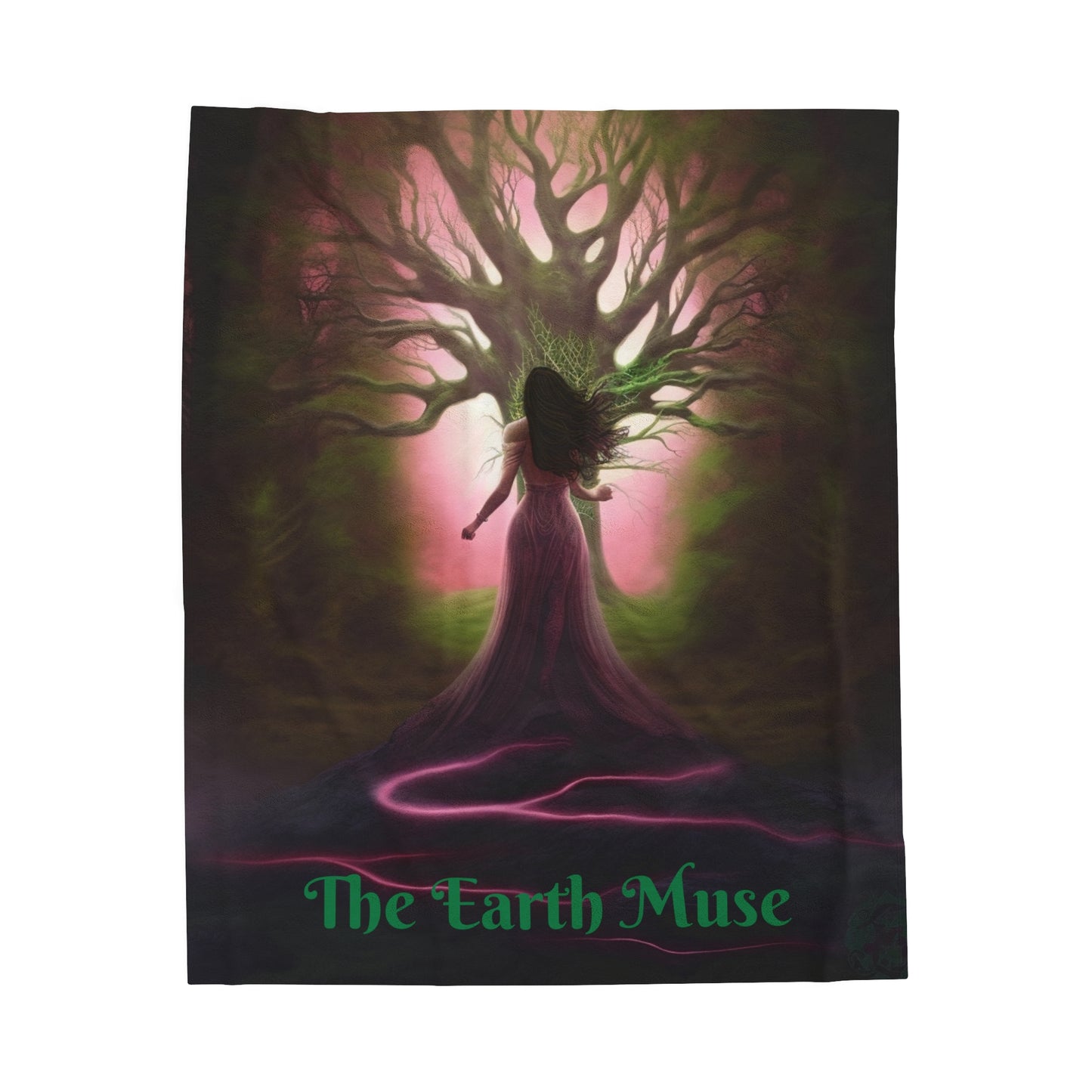 The Earth Muse Velveteen Plush Blanket